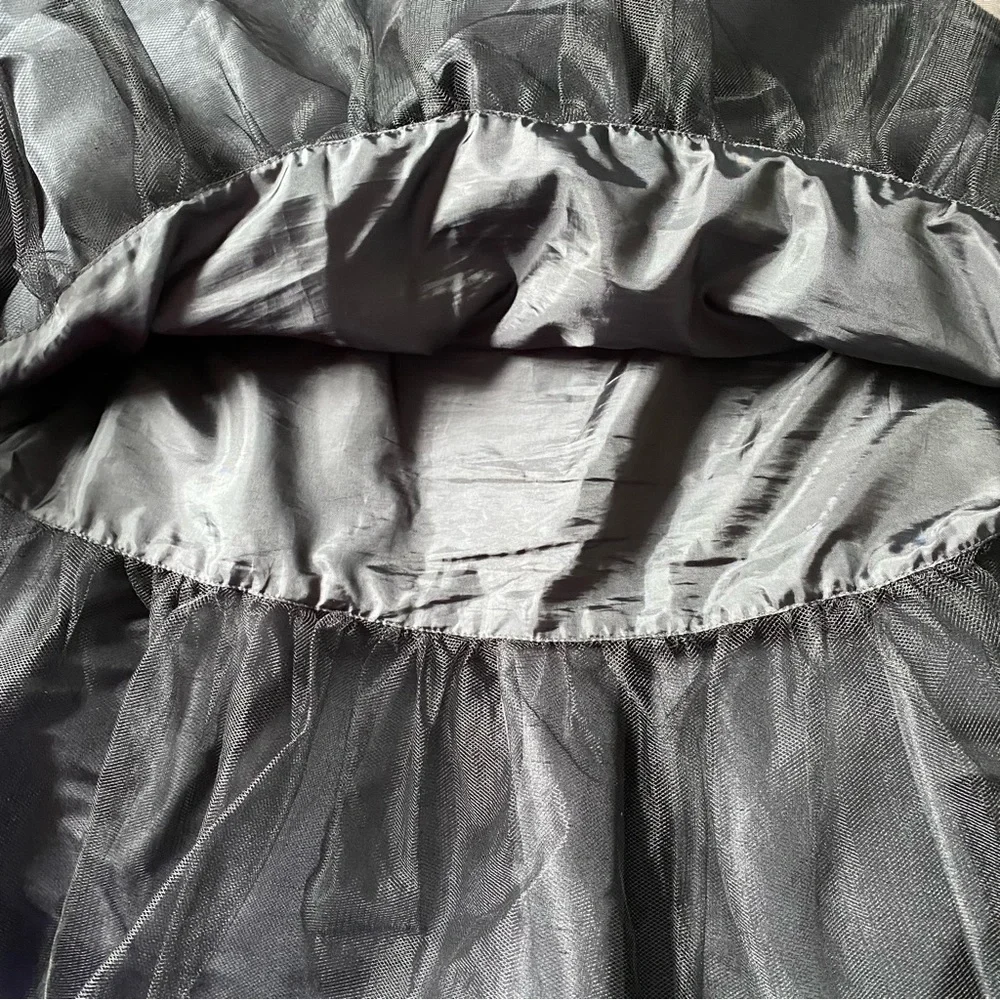 ❌NFS Vintage Y2K Oscar De La Renta Coquette Pleated Midi Skirt Rosette 8 - Picture 16 of 16